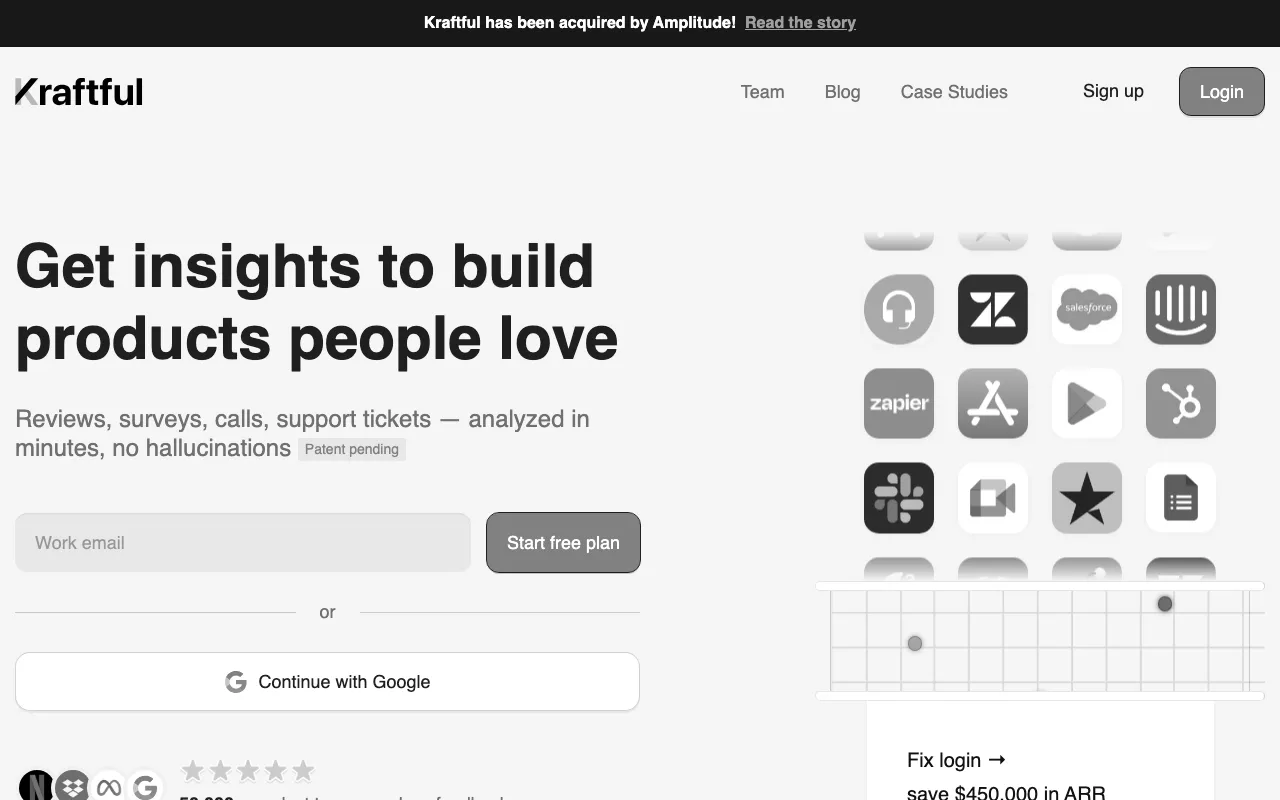 Anteprima di Kfraftful, tool AI che permette di analizzare dati e insight