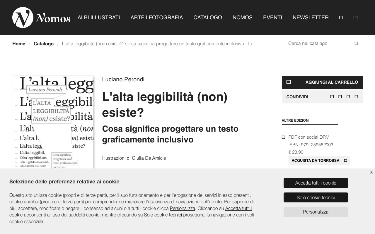 Anteprima di L’alta leggibilità (non esiste), libro su sulla progettazione grafica di un testo inclusivo