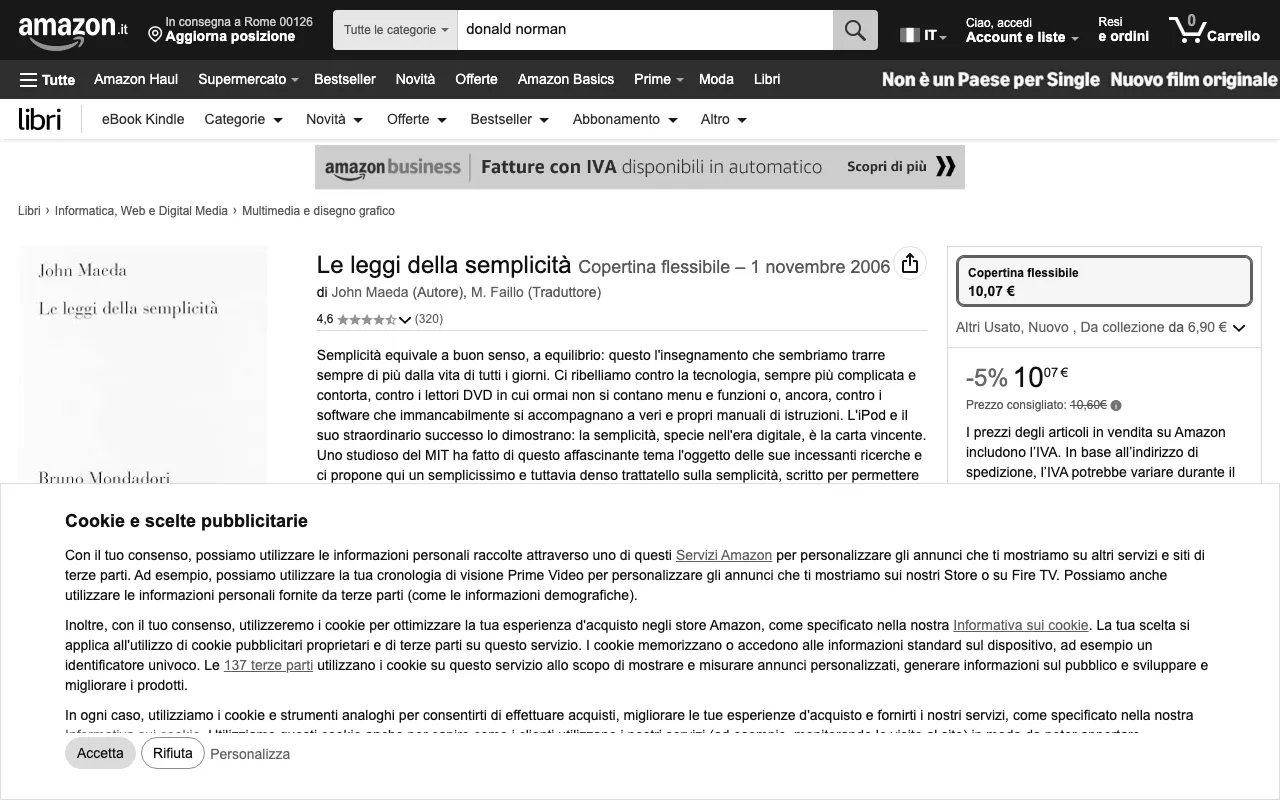 Anteprima di Le leggi della semplicità, libro su innovazione, tecnologia e progettazione