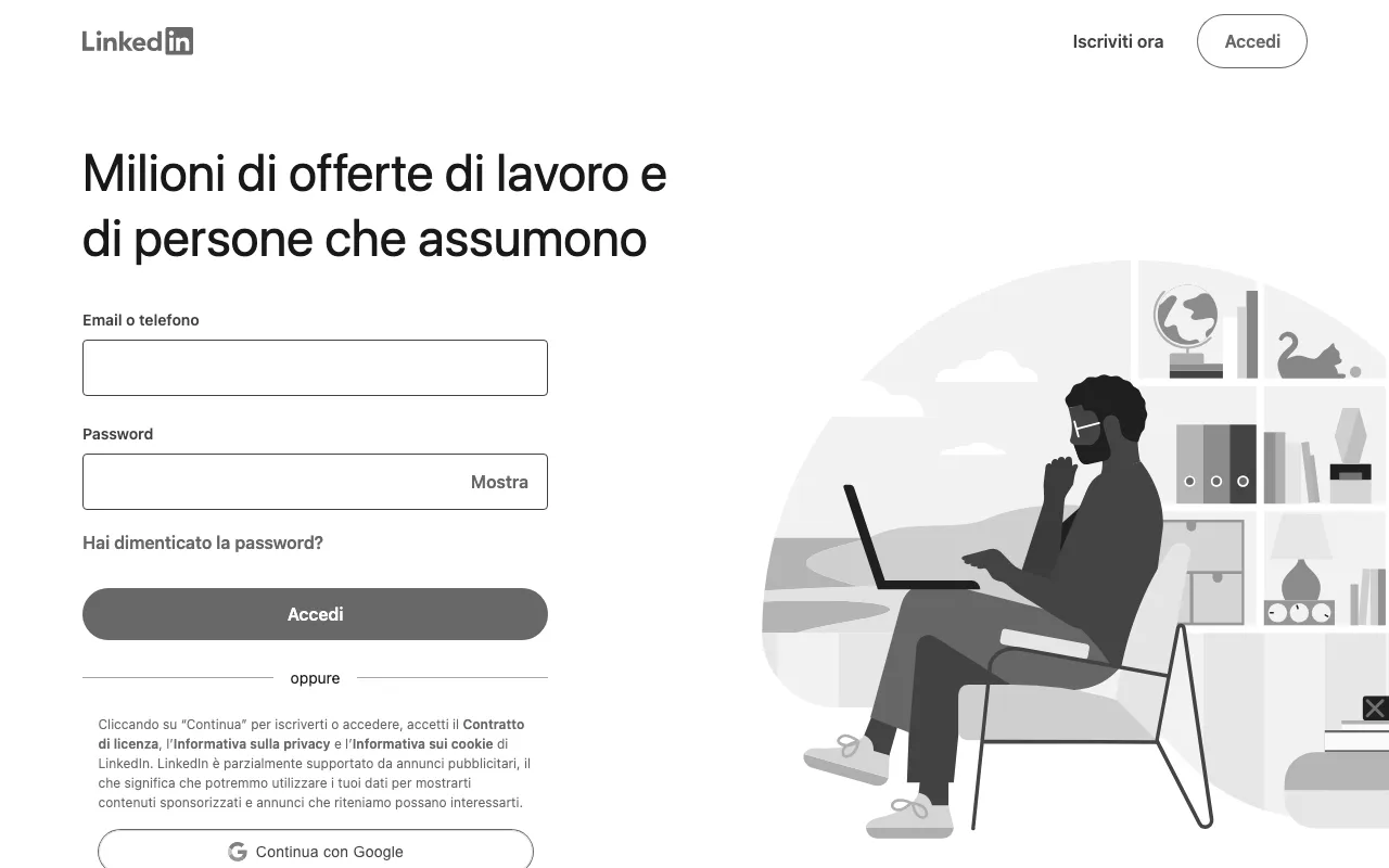 Anteprima di Linkedin Jobs, annunci di lavoro su LinkedIn