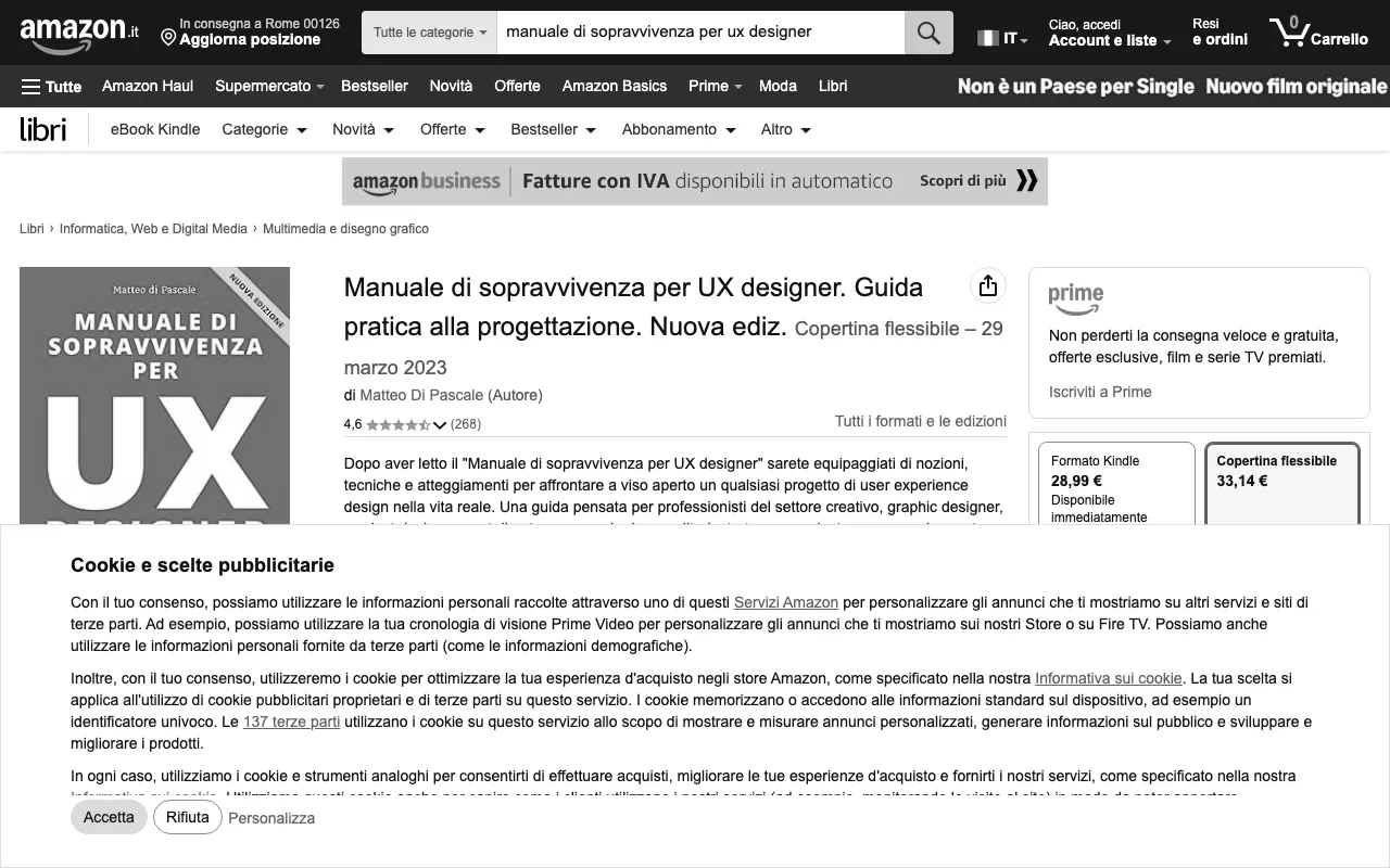 Anteprima di Manuale di sopravvivenza per UX designer