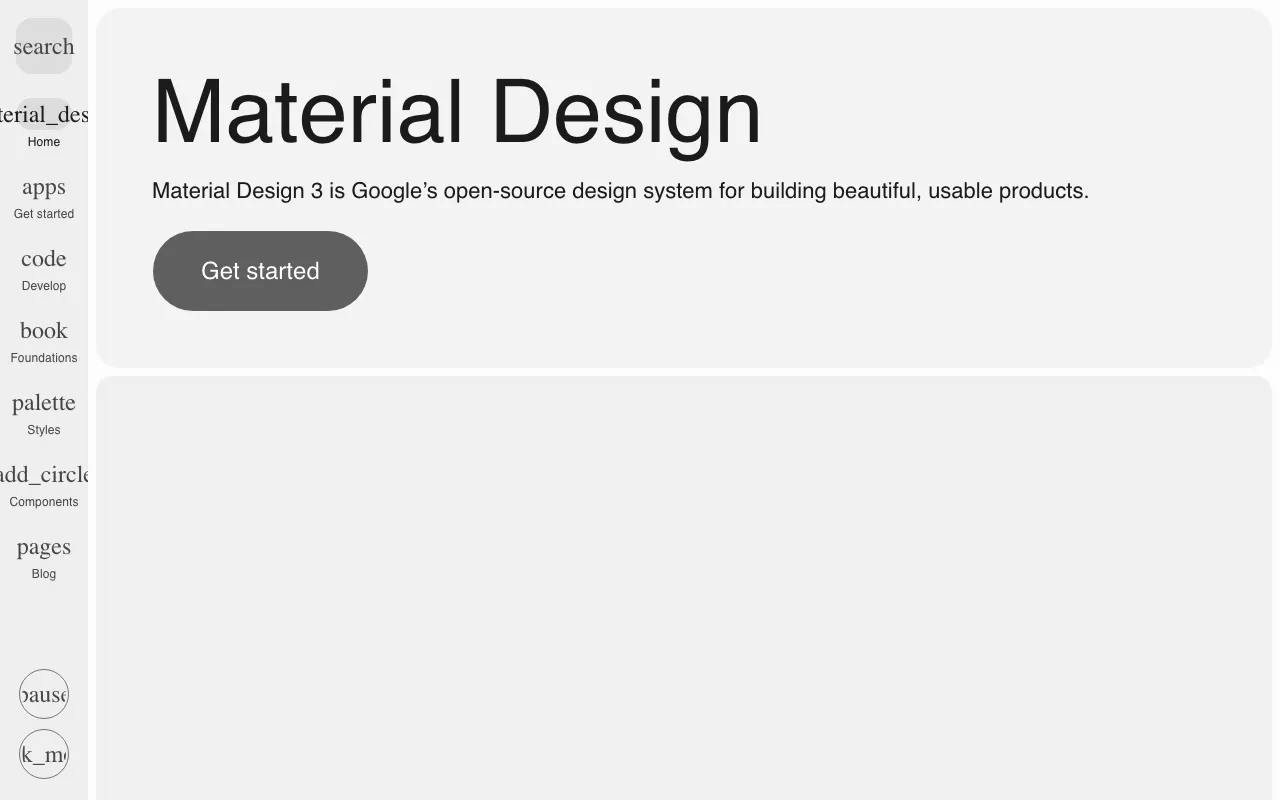Anteprima di Material Design