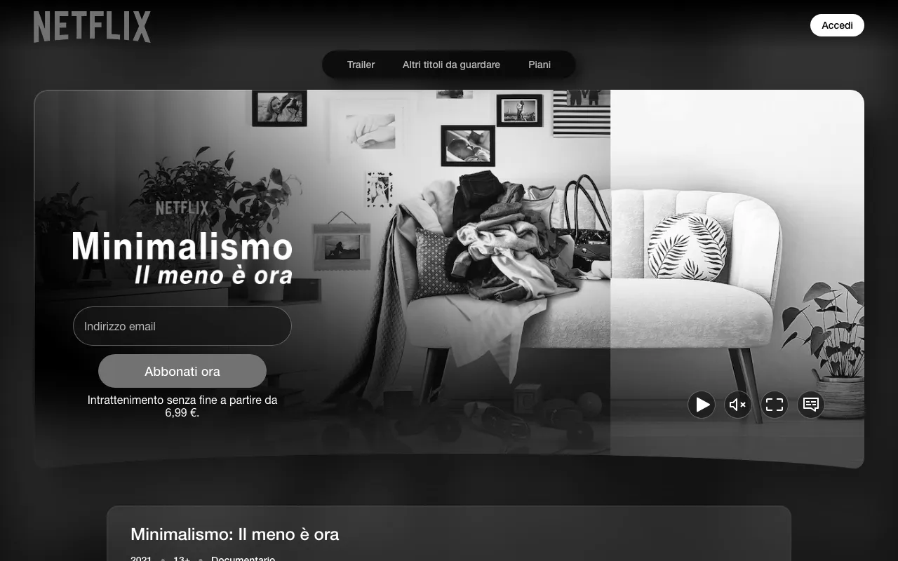 Anteprima di Minimalismo, film sul design minimalista