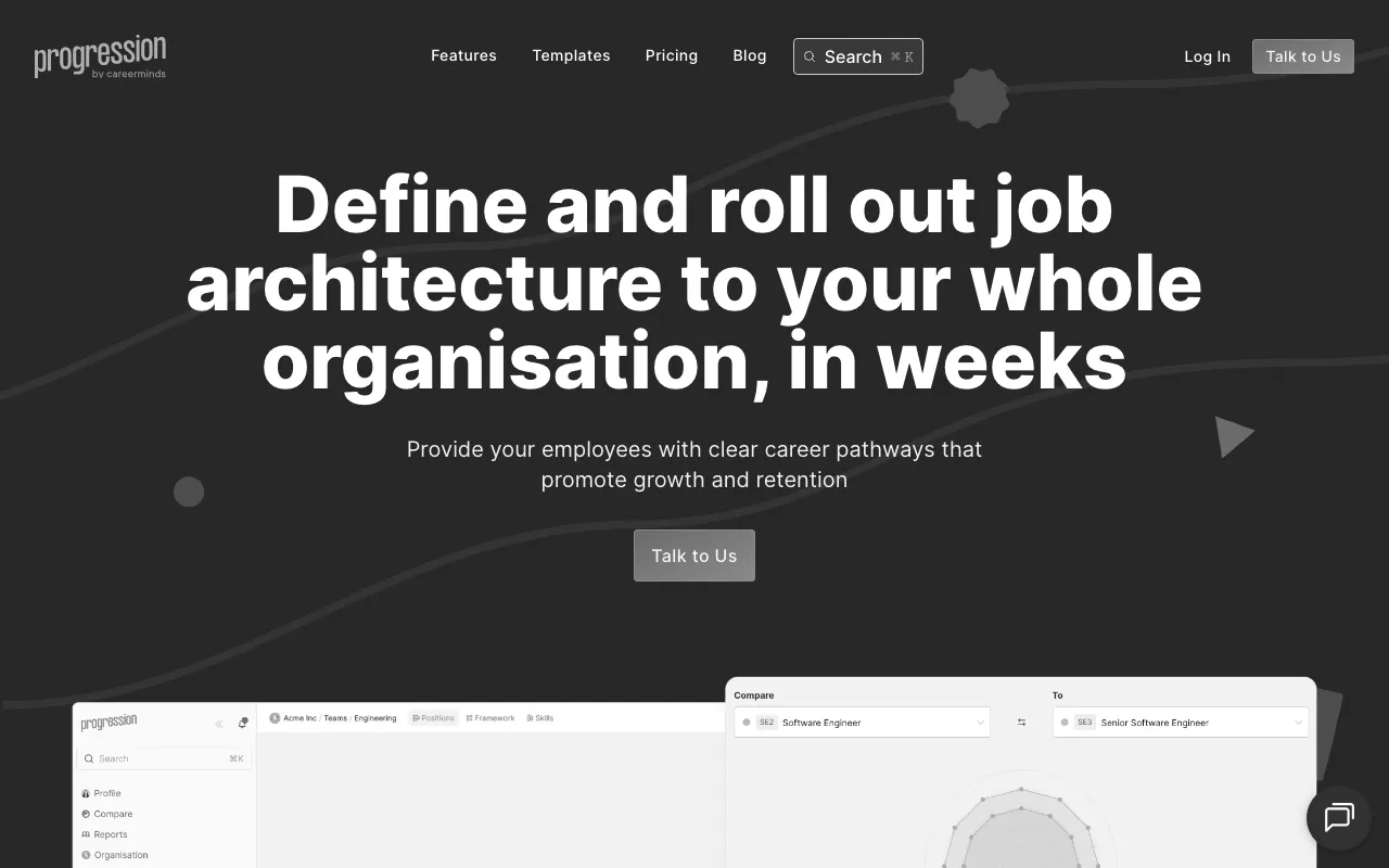 Anteprima di Progression, tool per gestione carriere e team