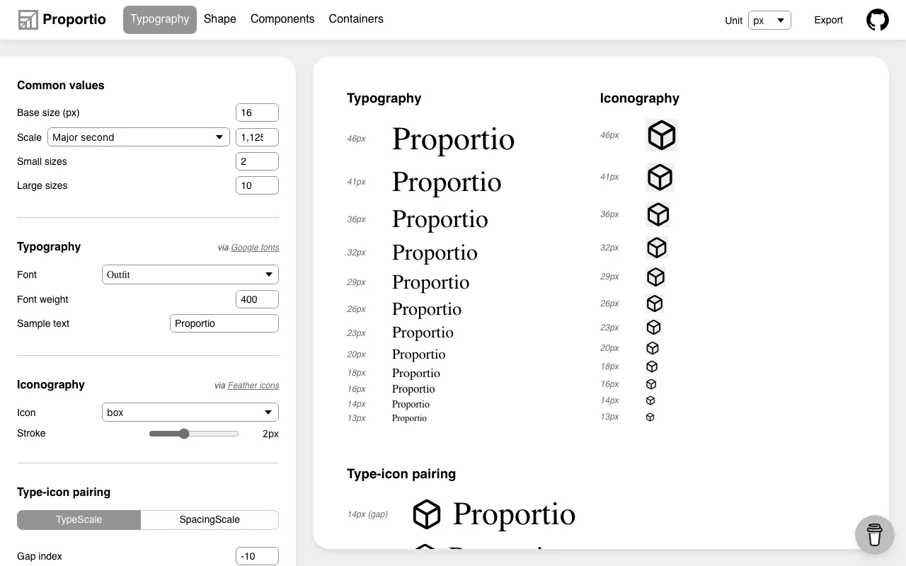 Anteprima di Proportio
