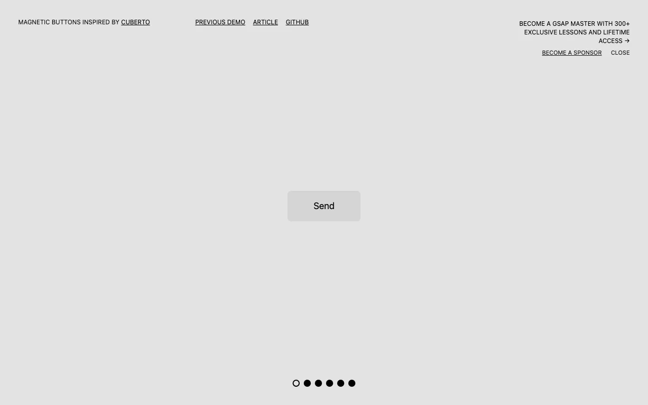Anteprima di Raccolta di bottoni e hover effect in CSS