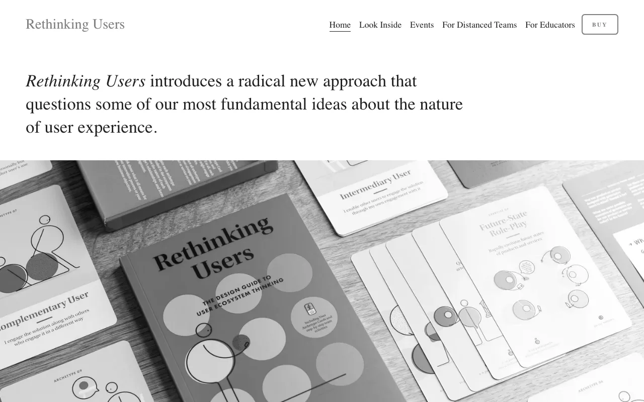 Anteprima di Rethinking Users, un toolkit per ripensare gli utenti