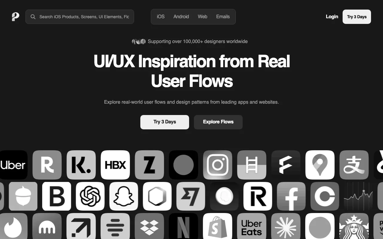 Anteprima di Screen lane, archivio di screenshot e flussi