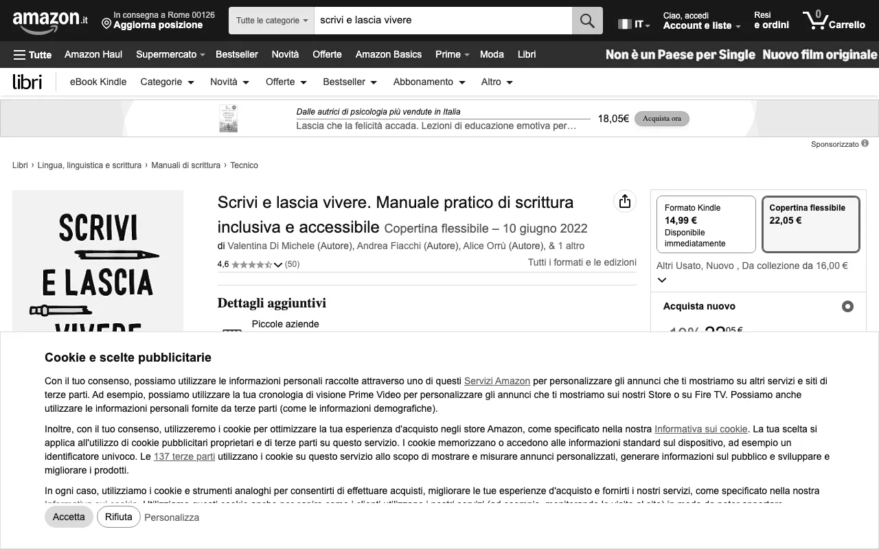 Anteprima di Scrivi e lascia vivere