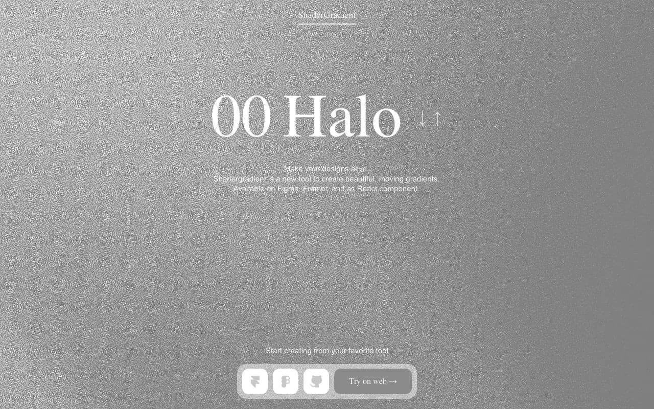 Anteprima di Shader Gradient