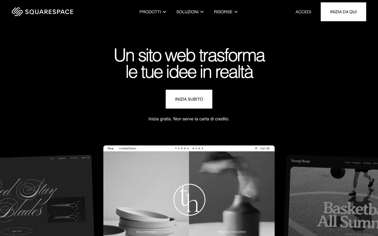Anteprima di Squarespace, tool per creare il portfolio (e non solo)