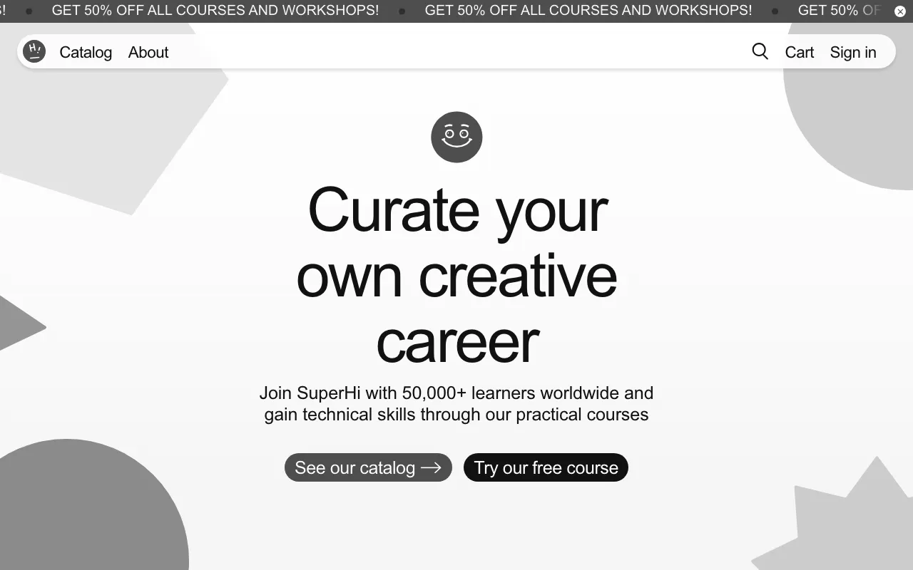 Anteprima di SuperHi, corsi di coding creativo e design