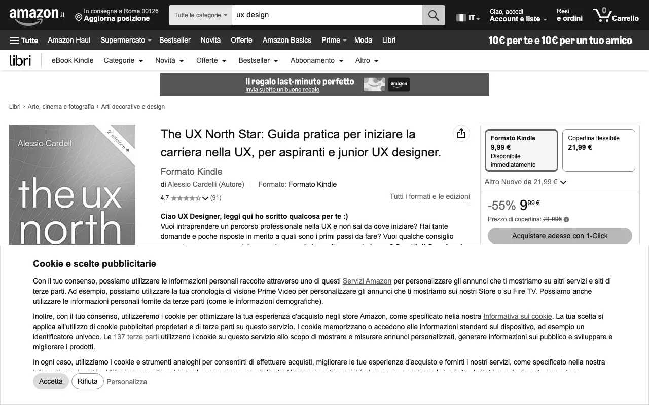 Anteprima di The UX North Star, libro su formazione e carriera per designer