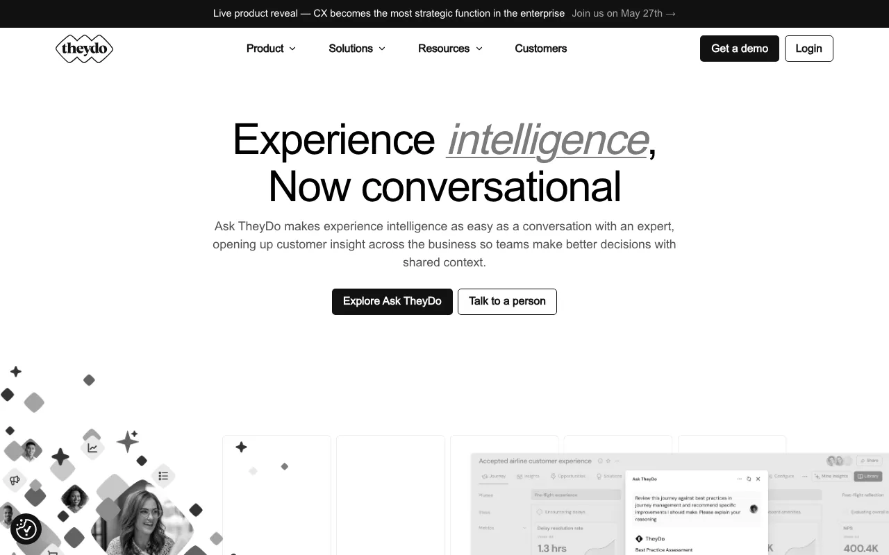 Anteprima di Theydo, tool per creare e gestire customer journey