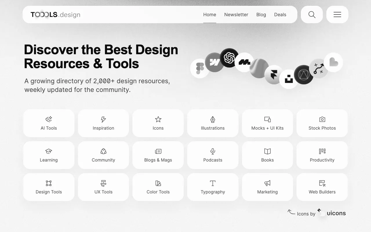 Anteprima di Toools, raccolta di tool
