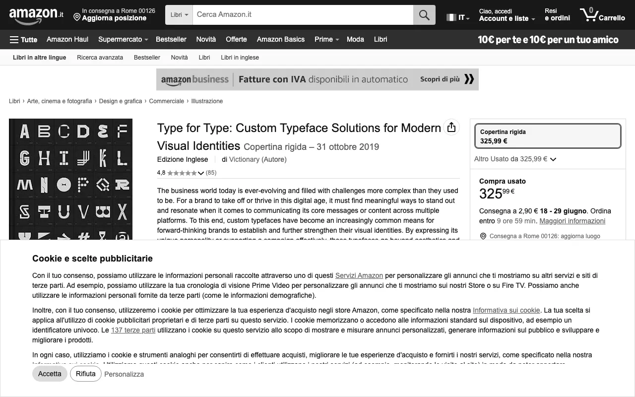 Anteprima di Type for type, libro su design e tipografia