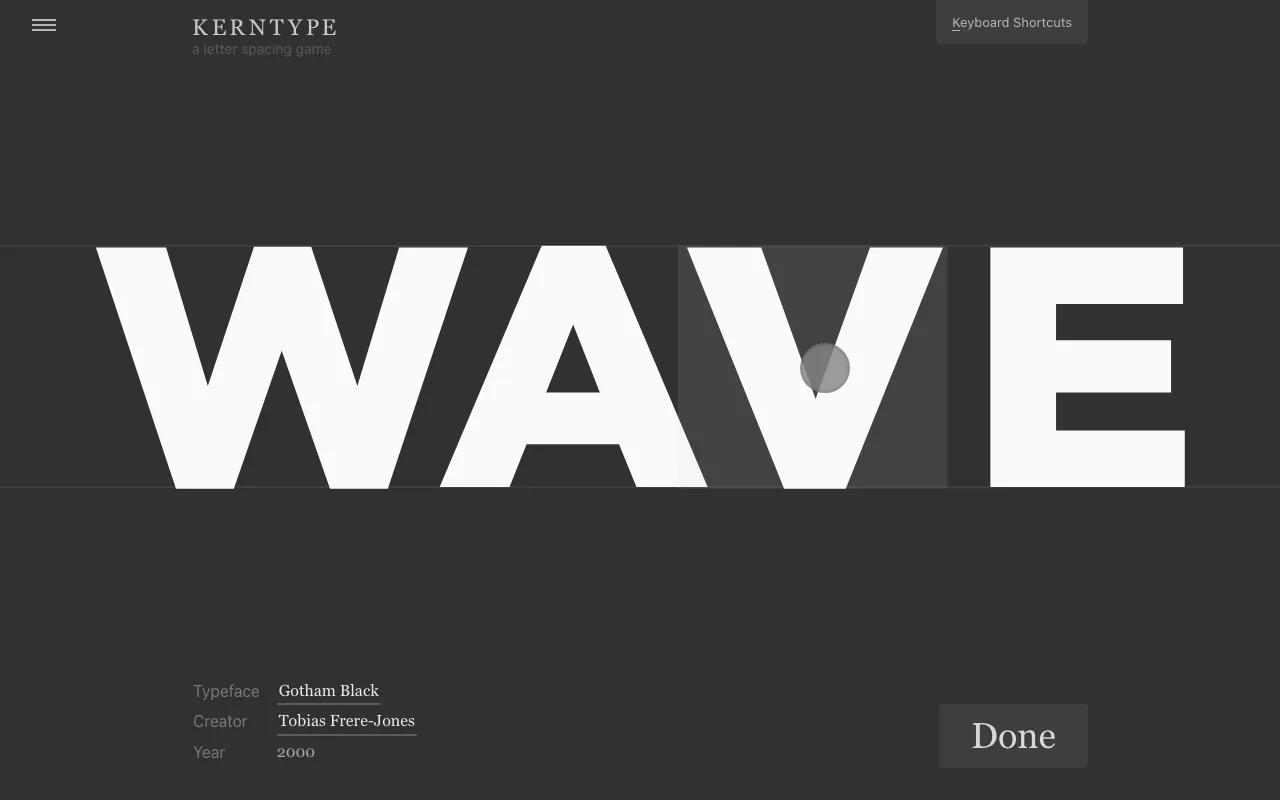 Anteprima di Type Game, gioco per designer