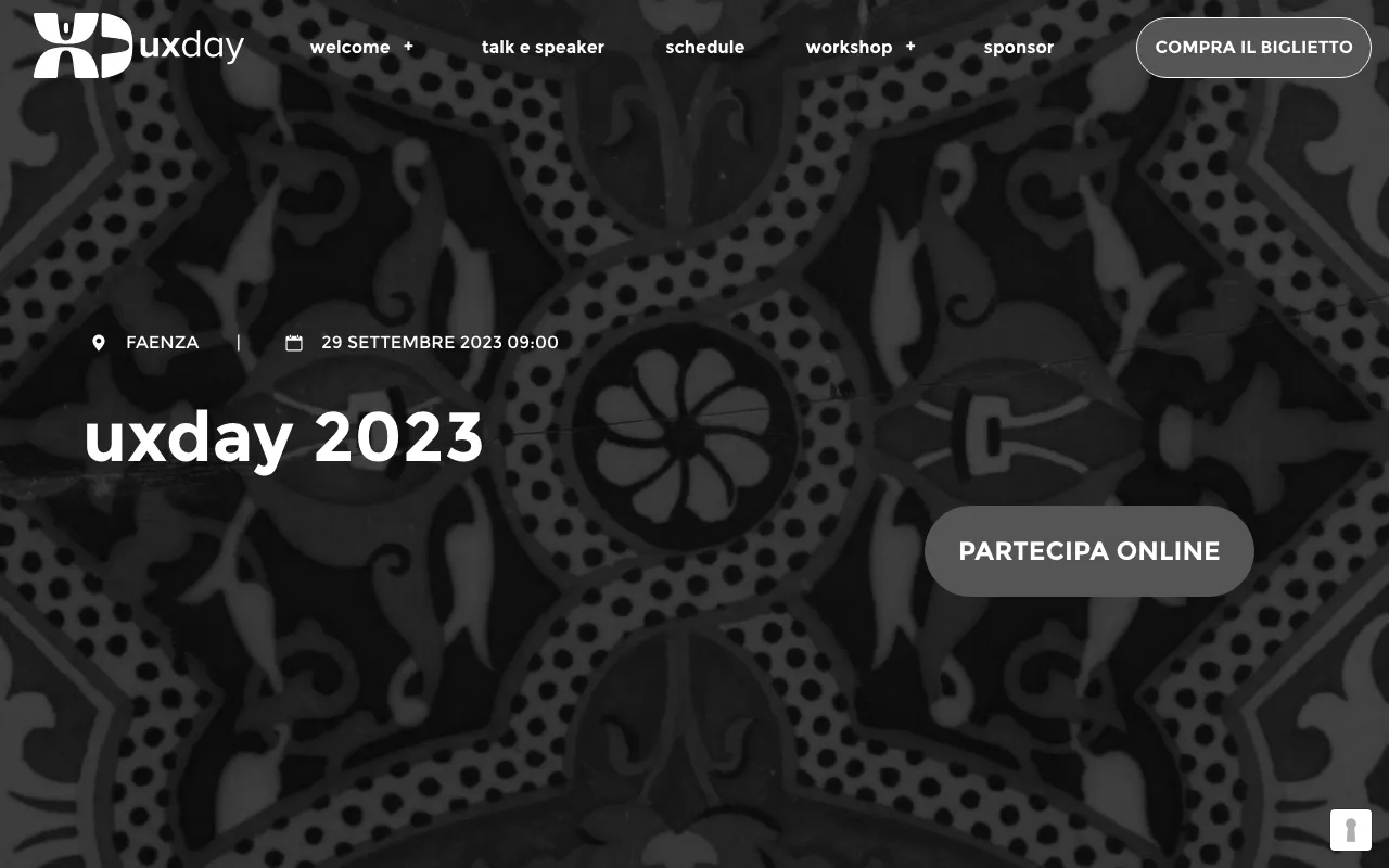 Anteprima di UX Day, evento sul design Italiano