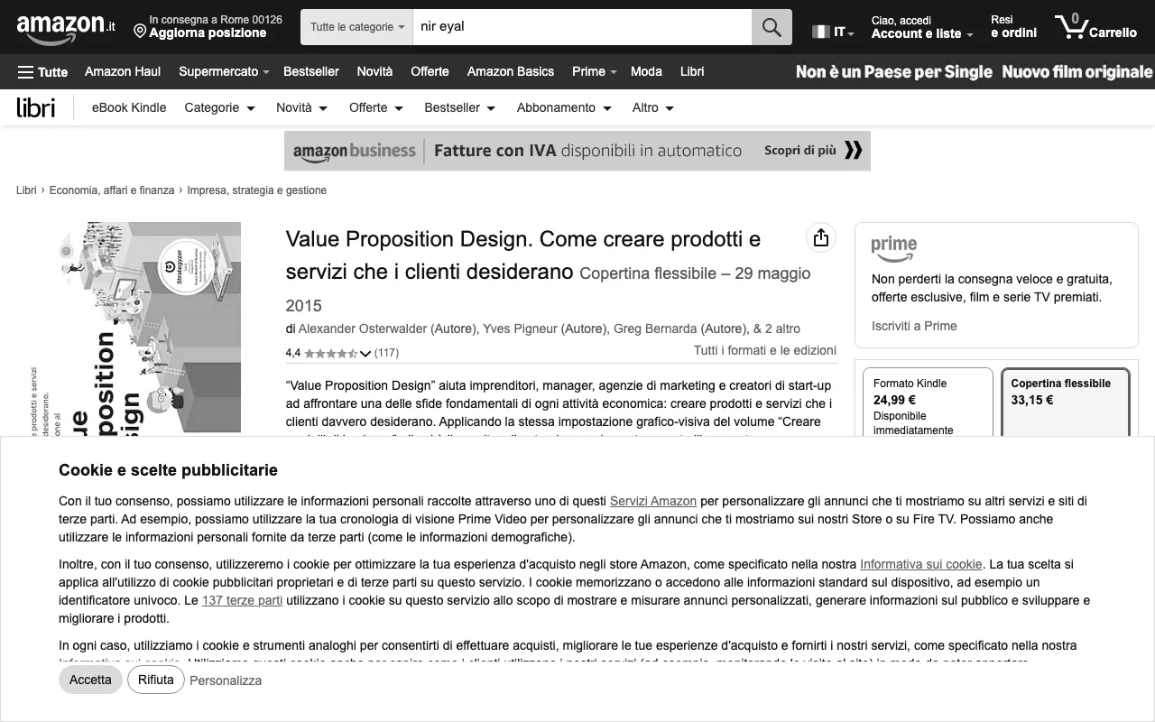 Anteprima di Value Proposition Design