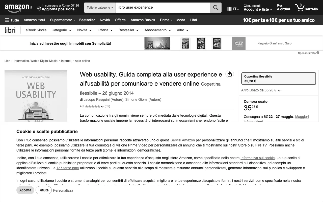 Anteprima di Web Usability, libro sull’usabilità e la UX