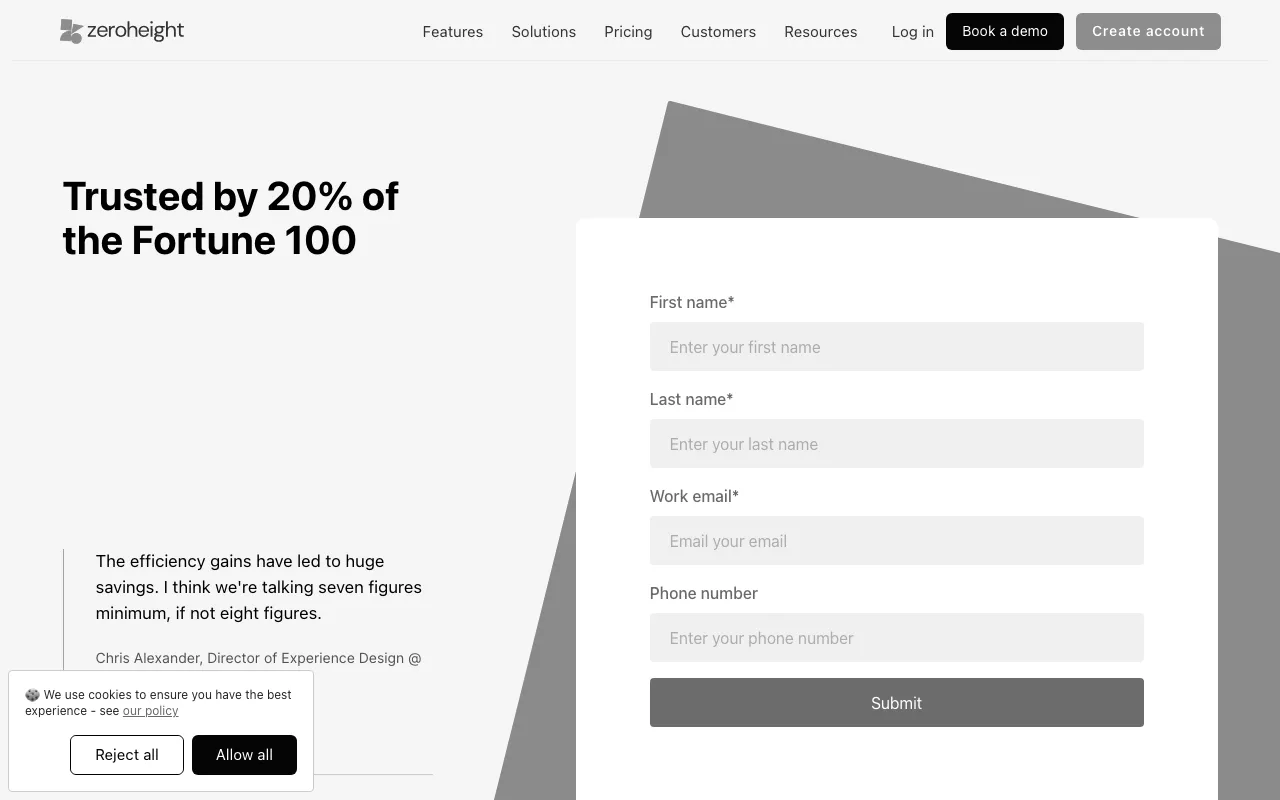 Anteprima di Zeroheight, tool per design system docs